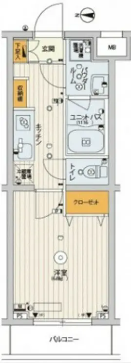 スカイコートパレス千川 3階階 間取り