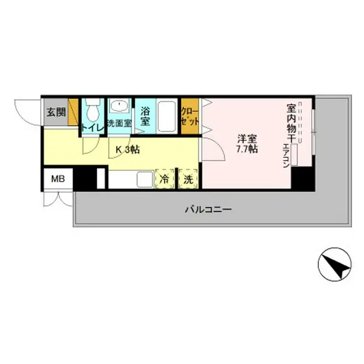 SAKURA BUILDING 4階階 間取り