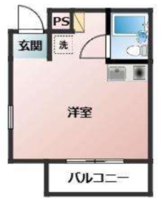 ダイドーメゾン塚口VI(ワンルーム/2階)の間取り写真