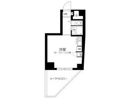 日興パレス駒場(ワンルーム/6階)の間取り写真