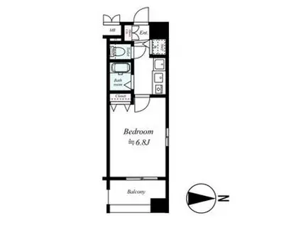 プレサンス桜通葵(1K/6階)の間取り写真