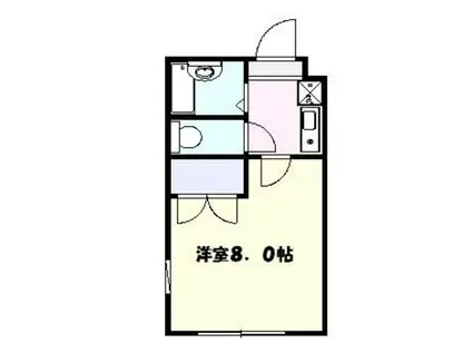 フォーレスト東有馬(1K/1階)の間取り写真