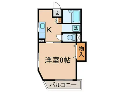 プリメーラ井荻(1K/3階)の間取り写真