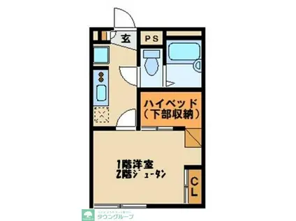 レオパレスロワジール(1K/3階)の間取り写真