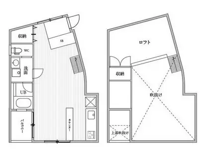 T′S CUORE BLISS 自由が丘(ワンルーム/3階)の間取り写真