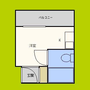 グランビルド道頓堀(ワンルーム/3階)の間取り写真