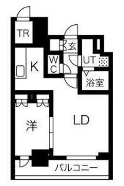 アイル東京向島弐番館(1LDK/9階)の間取り写真