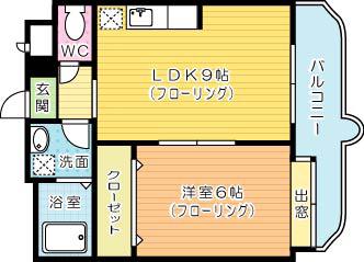 チャペルコンサート(1LDK/3階)の間取り写真