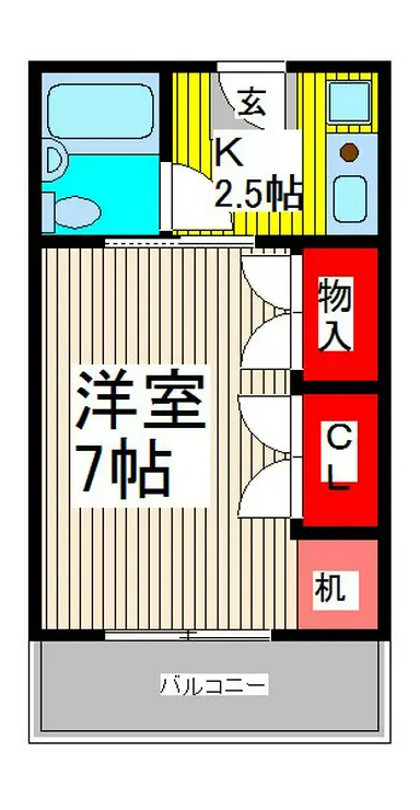 シャン・ド・マルス 2階階 間取り