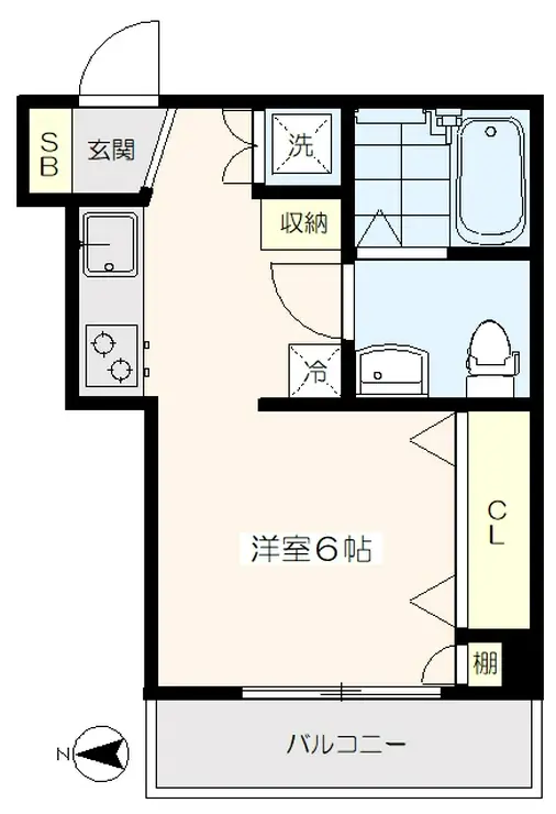 第27宮庭マンション 3階階 間取り