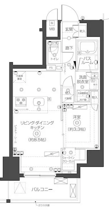 ZOOM志村坂上 7階階 間取り