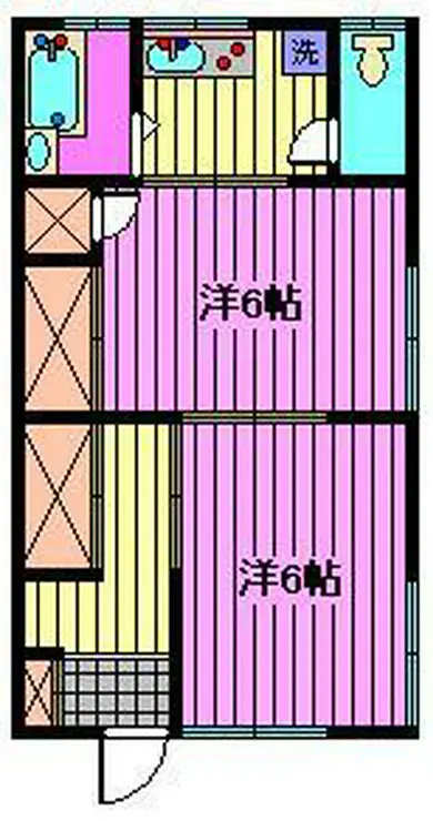 フジハイツ 1階階 間取り