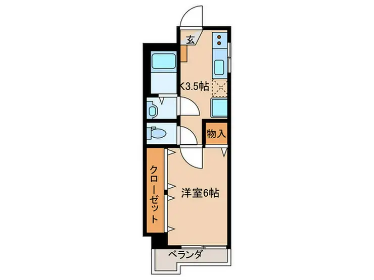 英ビル 2階階 間取り