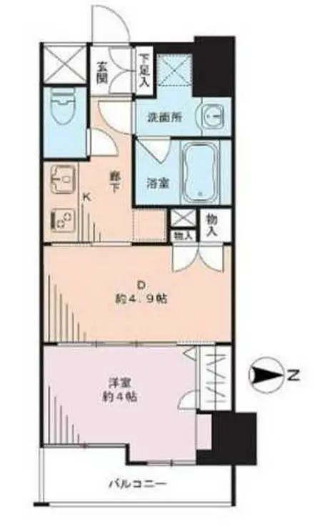 日神デュオステージ池袋 9階階 間取り