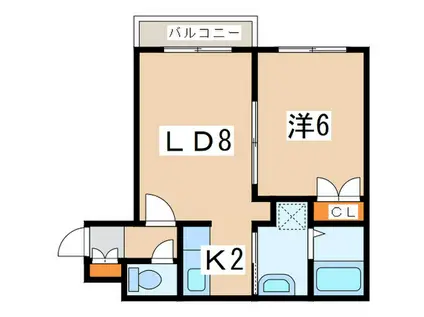パストラーネ本郷(1LDK/3階)の間取り写真