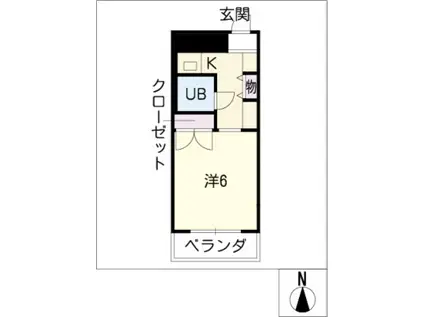 メゾン・ド・セレブラル(ワンルーム/7階)の間取り写真