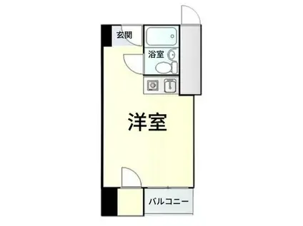 シャルマン文京千駄木(ワンルーム/3階)の間取り写真