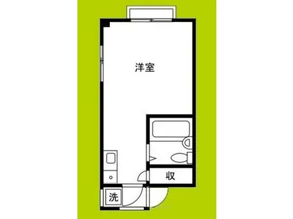 メゾン青山(ワンルーム/3階)の間取り写真