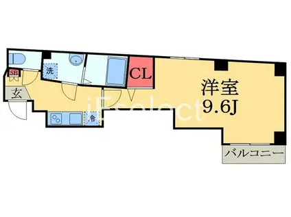 ELSTANZA エルスタンザ(1K/2階)の間取り写真