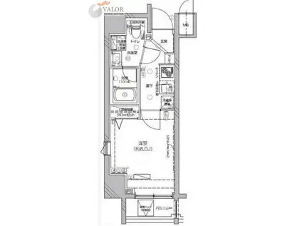 レア川崎壱番館(1K/12階)の間取り写真