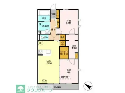 J・COMFORT(2LDK/3階)の間取り写真