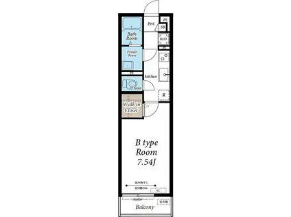 グレイス大久保(1K/3階)の間取り写真
