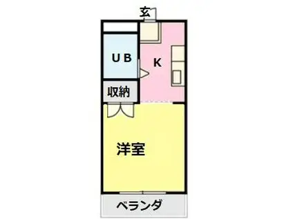 OMレジデンス西岐阜(ワンルーム/3階)の間取り写真