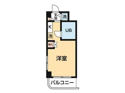 ウィンベルソロ南太田第2(ワンルーム/7階)の間取り写真