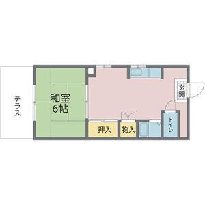 サンライズA(1LDK/3階)の間取り写真