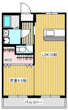 第2定久ビル(1LDK/2階)の間取り写真