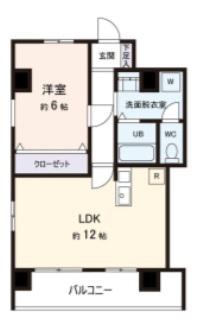 メゾン・ベルジュ(1LDK/3階)の間取り写真