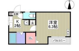 セレンディピティ田端(1K/1階)の間取り写真