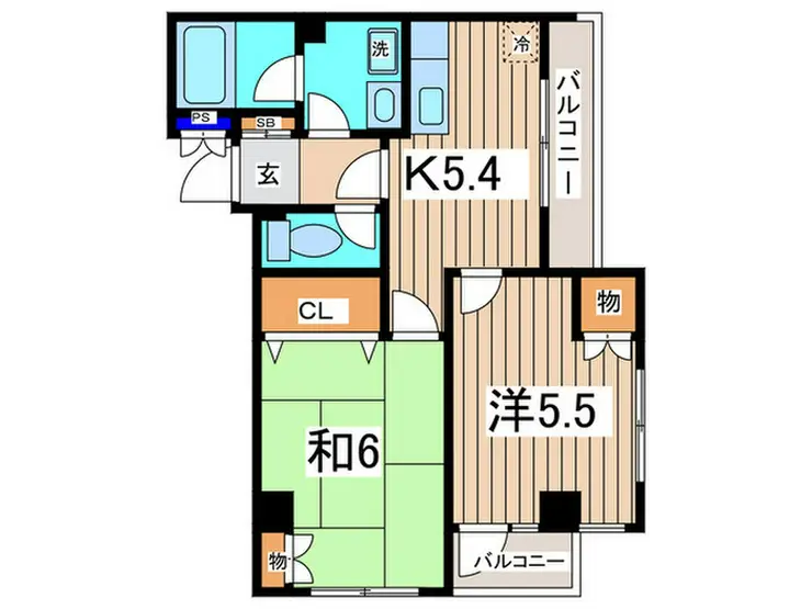 ブリッジ高津 4階階 間取り