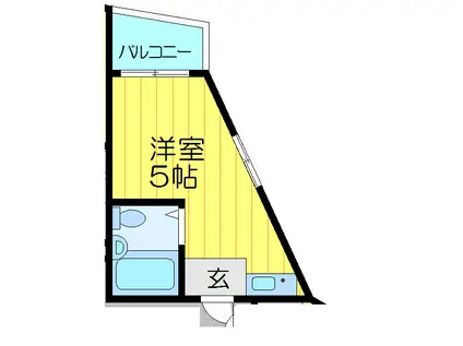 大宝・門真CTスクエアII(ワンルーム/4階)の間取り写真
