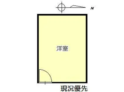シェアハウスCOCO西野口(ワンルーム/2階)の間取り写真