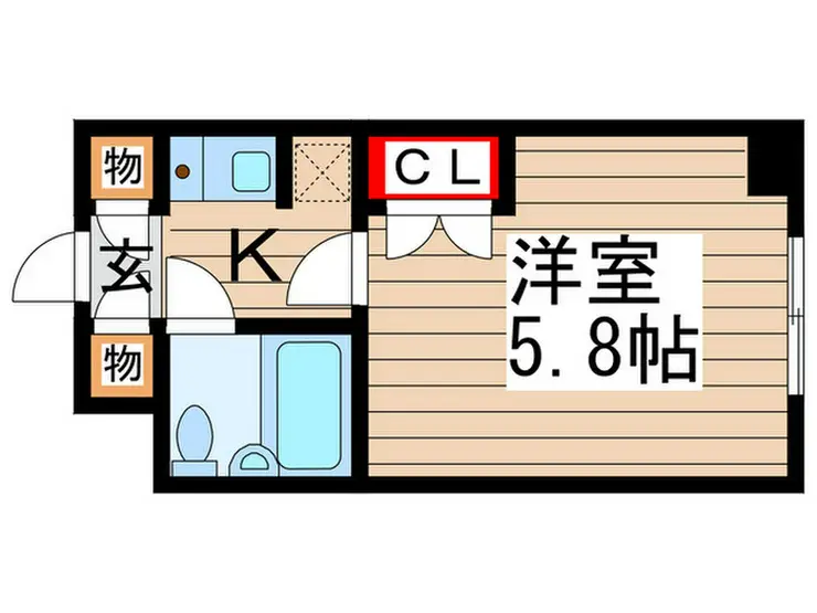 アネックス西葛西 1階階 間取り
