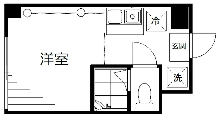 サンハイム田町 11階階 間取り