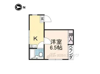 みすずコーポ2(1K/1階)の間取り写真