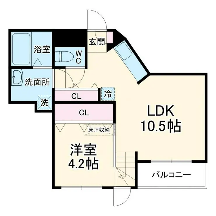 WING COURT 4階階 間取り