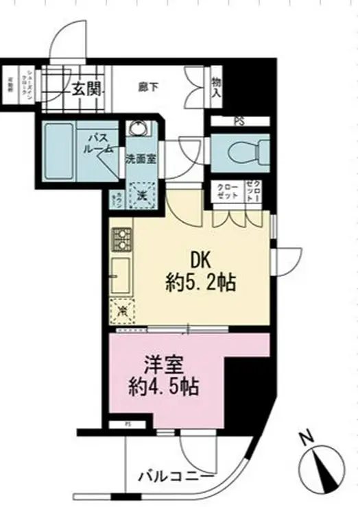 ライオンズミレス蔵前 3階階 間取り