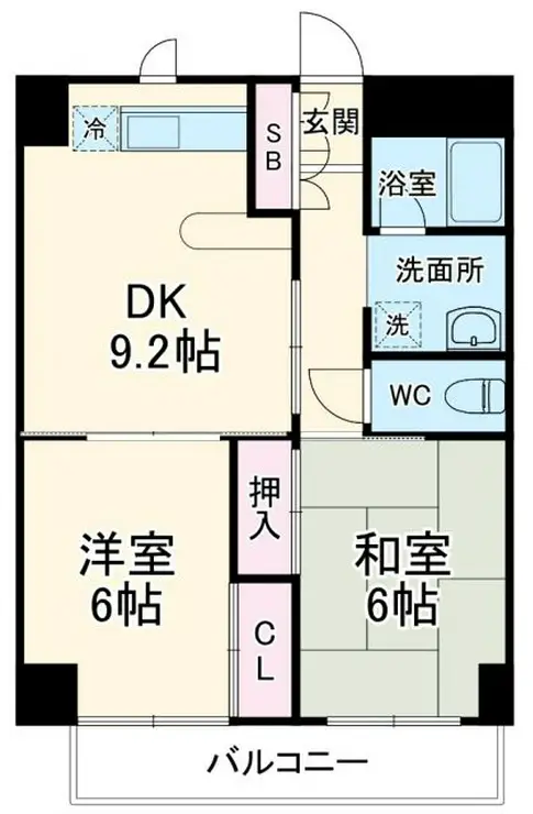 ヴェルドミール梶ヶ谷 1階階 間取り
