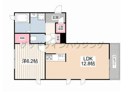 セレナヴィラ(1LDK/3階)の間取り写真