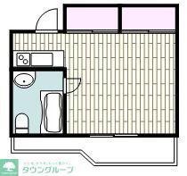 シャイン元住吉(ワンルーム/3階)の間取り写真