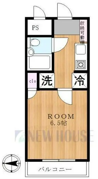 日興パレス神楽坂 1階階 間取り