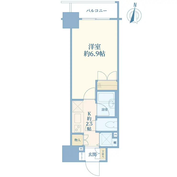 パレステュディオ神田神保町 11階階 間取り