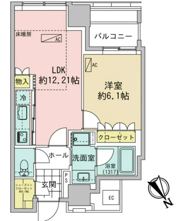 パークコート神宮前 3階階 間取り