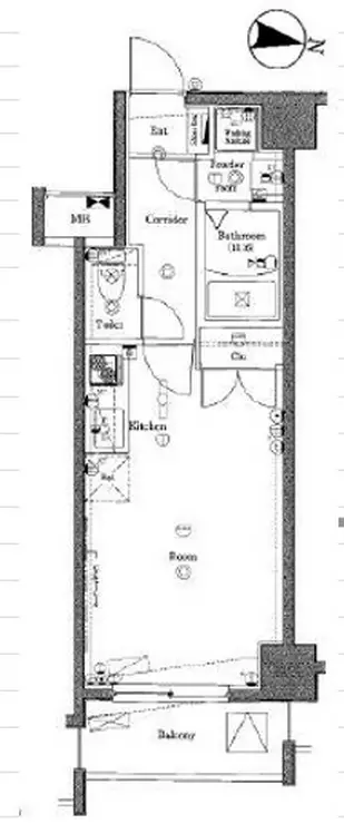 ミルーム中落合 3階階 間取り