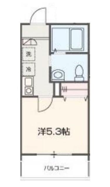 高座渋谷ヒルズ(1K/3階)の間取り写真