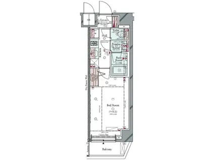 コンシェリア目白 THE GRAND RESIDENCE(1K/3階)の間取り写真