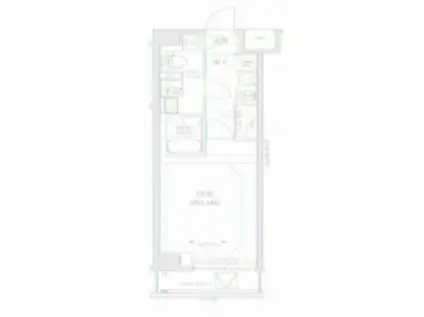 リルシア グランデ 川崎大師公園(1K/6階)の間取り写真